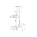Plant Stand Outdoor Indoor Metal White