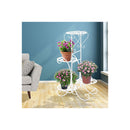 Plant Stand Outdoor Indoor Metal White