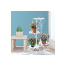 Plant Stand Outdoor Indoor Metal White