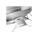 Portable Folding Bbq Charcoal Grill Silver