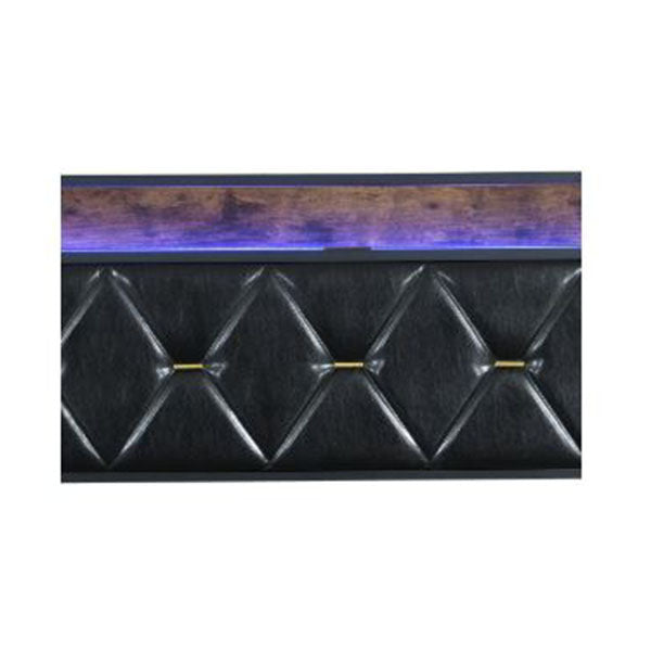 Metal Bed Frame Led Lights 2 Drawers