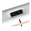 Bed Frame With Adjustable Headboard White