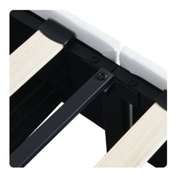 Bed Frame With Adjustable Headboard White