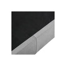 Queen Bed Frame Fabric Tufted Grey