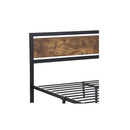 Queen Bed Frame Industrial Mattress With 4 Drawers