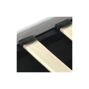 Queen Bed Frame Tufted 4 Drawer