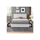 Queen Bed Frame Tufted 4 Drawer