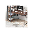 Rolling Bar Stool Pu Leather Fabric Gas Lift Lever