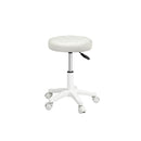 Rolling Bar Stool Pu Leather Fabric Gas Lift Lever