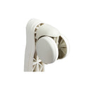 Rolling Bar Stool Pu Leather Fabric Gas Lift Lever