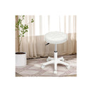 Rolling Bar Stool Pu Leather Fabric Gas Lift Lever