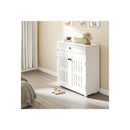 Shoe Cabinet Door Storage Rack Cupboard White