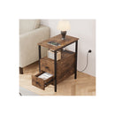 Side Table Narrow Coffee End Table