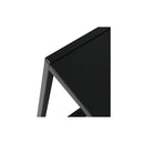 Side Table Sofa End Table Open Black