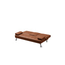 Sofa Bed Adjustable Recliner Brown