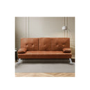 Sofa Bed Adjustable Recliner Brown
