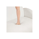 Sofa Chair Fleece Upholstered Single White
