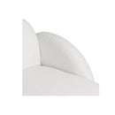 Sofa Chair Fleece Upholstered Single White