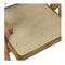 2X Dining Chair Solid Wood Rattan Natural