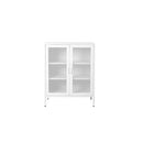 Storage Cabinet Steel Kitchen White