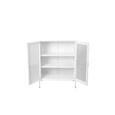Storage Cabinet Steel Kitchen White