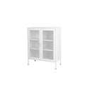 Storage Cabinet Steel Kitchen White