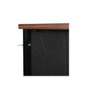 Storage Cabinet Tower Chest Brown Fold