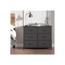 Storage Cabinet Tower Chest Dark Grey