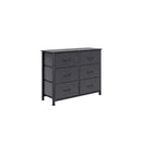 Storage Cabinet Tower Chest Dark Grey