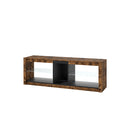 Tv Stand Cabinet Glass Display Storage Shelves