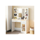 Vanity Desk Makeup Mirror Storage Dressing Table