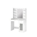 Vanity Desk Makeup Mirror Storage Dressing Table