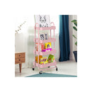 4 Tiers Kitchen Storage Trolley Cart