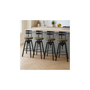4X Bar Stool Industrial Adjustable