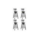 4X Bar Stool Industrial Adjustable