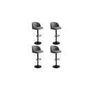 4x Bar Stool Swivel Gas Lift PU