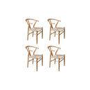 4X Dining Chairs Wooden Hans