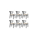 6X Dining Chairs Wooden Hans