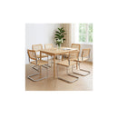 6X Woven Real Rattan Chair Dining Chairs