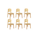 Rattan Dining Chair Wooden Kitchen Chair