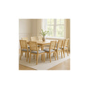 8X Cane Dining Chair Rattan Armless Seat