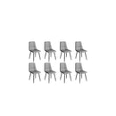 8X Dining Chairs Kitchen Chair Pu Leather
