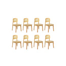 Rattan Dining Chair Wooden Kitchen Chair