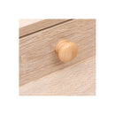 Led Dressing Table Stool Set 11 Bulbs Oak