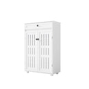 Shoe Cabinet Door Storage Rack Cupboard White