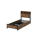 Bed Frame Industrial Storage Led Charging