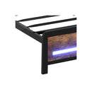 Bed Frame Storage Headboard Industrial