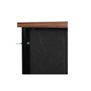 Storage Cabinet Tower Chest Brown Fold