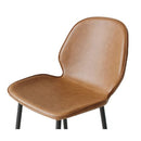 2X Bar Stool Barstools Counter Brown