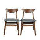 Dining Chairs Kitchen Chair Brown 2Pack